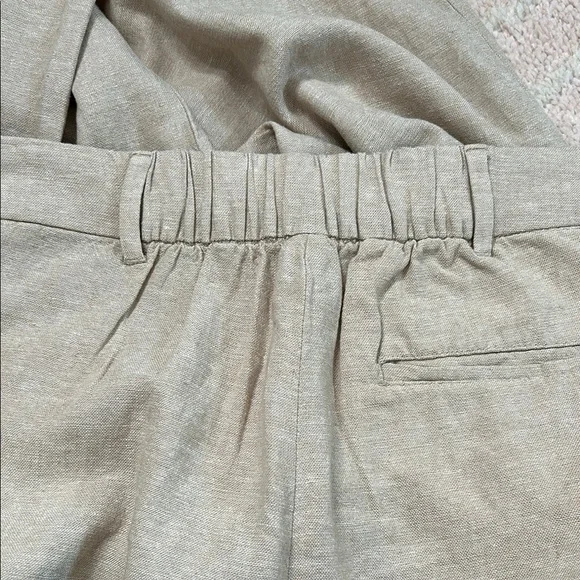 NWT Old Navy Taylor Wide Leg Trouser Extra High Rise Size Large TALL Linen Blend - Picture 10 of 12